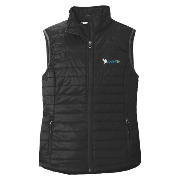   - Ladies Packable Puffy Vest Thumbnail