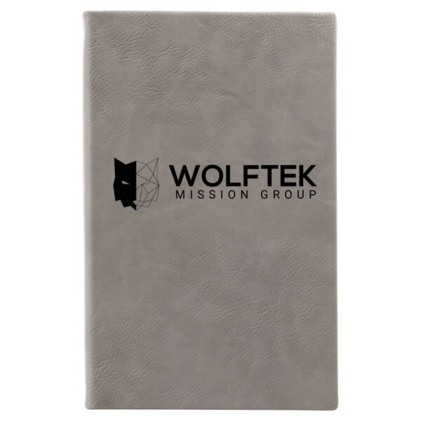   - Laser Etch Leatherette Journal Notebooks - WOLFTEK Thumbnail